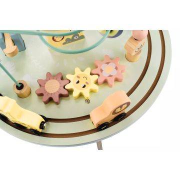 Tooky Toy: Tavolo attività in legno con treno - .immagine