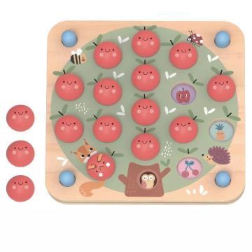 Tooky Toy: Appelboom geheugen spel met verwisselbare kaarten - .afbeelding