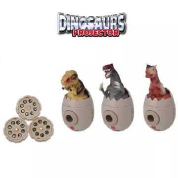 Mini projektor ve tvaru dinosaura, 10 cm - různé - .obrázek