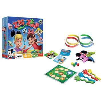 Trefl: Zig Zag brætspil - Mickey Mouse og venner - instruktioner på ungarsk - .billede