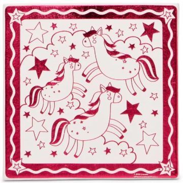 Crayola: Pânză de pictat cu model unicorn - 20 x 20 cm - .foto