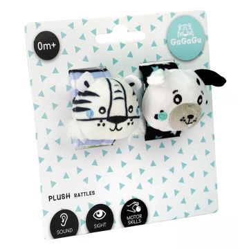 Gagagu: Dupla csörgő szett - Tigris, kutyus - . kép