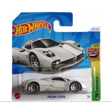 Hot Wheels – Pagani Utopia – Peak Pursuit 4/10 – Scala 1:64 Blu Metallizzato – Short Card 2025