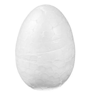 Ovos de poliestireno expandido, 6 cm - embalagem com 30 unidades - .Imagem