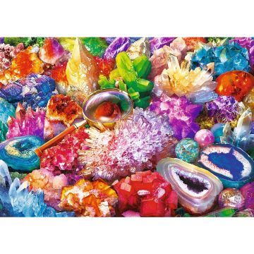 Trefl: Kosmos en kristallen 2-in-1 puzzel - 500 stukjes - .afbeelding