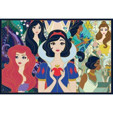 Trefl: Enchantimals Disney hercegnők 2 az 1-ben puzzle - 200 darabos - . kép