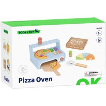 Tooky Toy: Pizza pec s príslušenstvom – 42-dielna súprava - .Obrázok