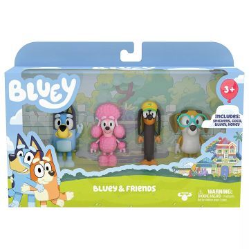 Bluey: Sõprade mängukomplekt - 4-osaline - .pilt