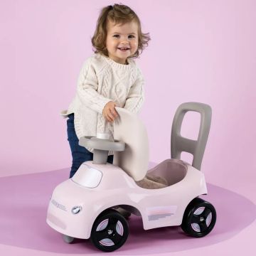 Smoby: Auto Ride-on antepremergător și bicicletă - roz - .foto