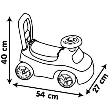 Smoby: Auto Ride-on guralica i bicikl - roze - .slika