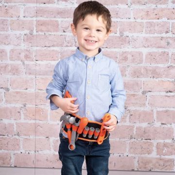 Smoby: Black & Decker gereedschapsgordel met 14 accessoires - .afbeelding