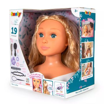 Smoby: Kapsel- en schminkpop - Blond haar - .afbeelding