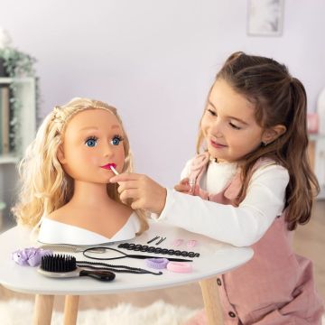 Smoby: Kapsel- en schminkpop - Blond haar - .afbeelding