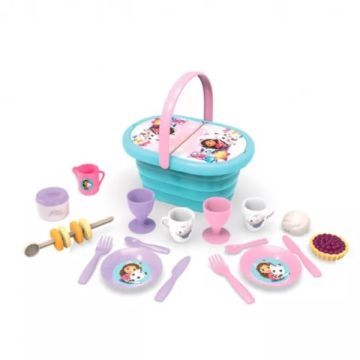 Smoby: Conjunto de jogo cesta de piquenique da casa de bonecas Gabi - 21 cm - .Imagem