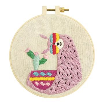 Wow Box : Kit de broderie - Lama - .image