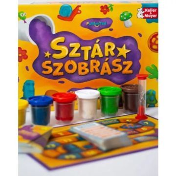 Jogo de tabuleiro do escultor estrela - em húngaro - .Imagem