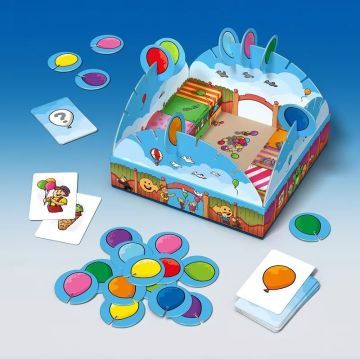 Recoge globos - juego de mesa con instrucciones en húngaro - .imagen