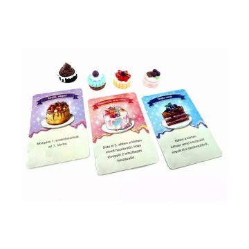 Coffee Rush: Expansão do jogo de tabuleiro Hab a tortán - em húngaro - .Imagem