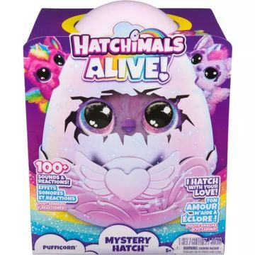 Hatchimals Alive: Surpresa Gigante com Ovo Secreto - Pufficorn - .Imagem