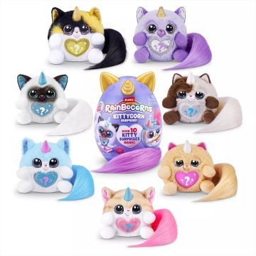 Zuru: Rainbocorns Kittycorn Surpresa Pelúcia, Série 9 - 19 cm - .Imagem