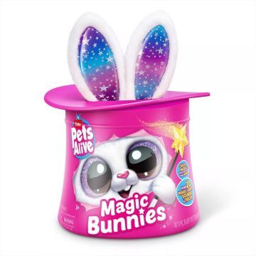 Zuru: Pets Alive Magic Bunnies Varázsnyuszi kalapban, 1. széria, 33 cm - többféle - . kép