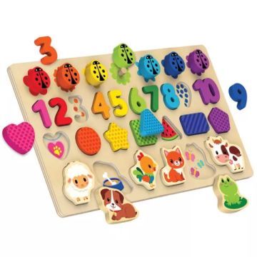 Kids Hits: Fa foglalkoztató tábla - Első leckém - 30 db-os - . kép