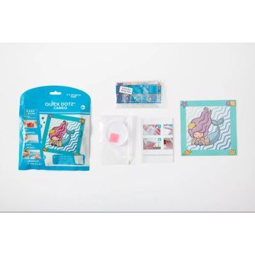Diamond Dotz: QuickDotz creatieset, 13 x 13 cm - Zeemeermin - .afbeelding