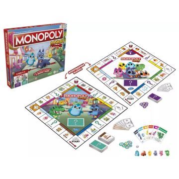 Monopoly Junior: 2-i-1 brætspil - Slovensk sprog - .billede
