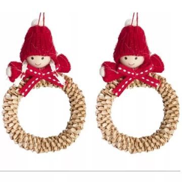 Decoración navideña para puerta, 10 cm - varios - .imagen