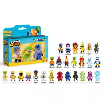Stumble Guys: Mini 3D figuurid, 1. seeria, 3-osaline komplekt - erinevat tüüpi - .pilt