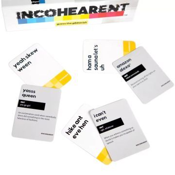 Incohearent - Ascultați expresia - joc de societate în slovenă - .foto