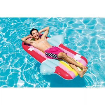 Intex: Varavīksnes matracis ar mākoņiem - 175 x 117 cm - .attēls