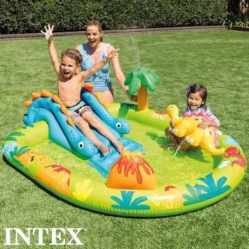 Intex: Mini Dino Park - Aufblasbarer Wasserspielplatz - . bild aus