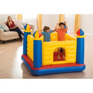Intex: Jump-O-Lene felfújható ugrálóvár - 174 x 174 x 135 cm - . kép