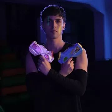 Silverlit: Hydro M.A.D mini elektromos vízipisztoly - Kék - . kép