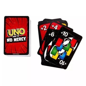 UNO: No Mercy kártyajáték CSOMAGOLÁSSÉRÜLT - . kép