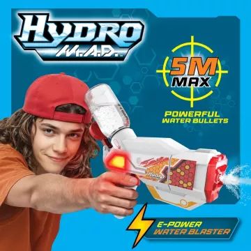 Silverlit: Hydro M.A.D pistola de agua mini - blanco - .imagen