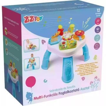 ZiziToy: Multifunkciós foglalkoztató asztal - Magyar nyelvű CSOMAGOLÁSSÉRÜLT - . kép