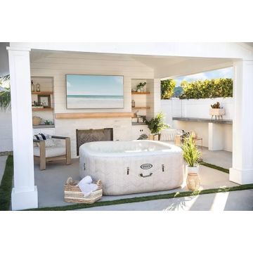Intex: Jacuzzi Deluxe cuadrado, para 4 personas - 173 x 173 x 71 cm - .imagen