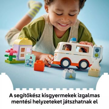 LEGO® DUPLO® Ambulância e Motorista 10447 - .Imagem