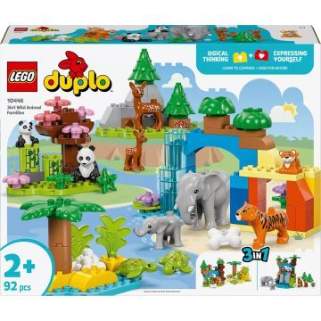LEGO® DUPLO® 3 az 1-ben állatcsaládok a vadvilágban játék 10446 - . kép