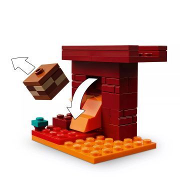 LEGO® Minecraft® Batalla en la lava del Nether 21266 - .imagen