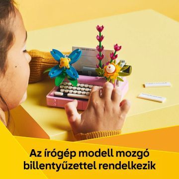 LEGO® Creator 3em1 Máquina de Escrever com Flores 31169 - .Imagem