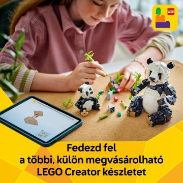 LEGO® Creator 3em1 Animais Selvagens: Família de Pandas 31165 - .Imagem