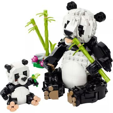 LEGO® Creator 3em1 Animais Selvagens: Família de Pandas 31165 - .Imagem