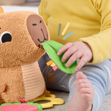 Fisher-Price Sensimals: Plyšová figurka kapybara - 24 cm - .obrázek