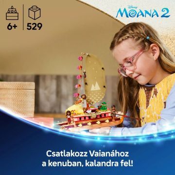 LEGO® Disney Princess Vaiana piedzīvojumiem bagātā kanoe laiva 43270 - .attēls