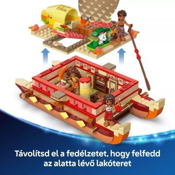 LEGO® Disney Princess Vaiana piedzīvojumiem bagātā kanoe laiva 43270 - .attēls