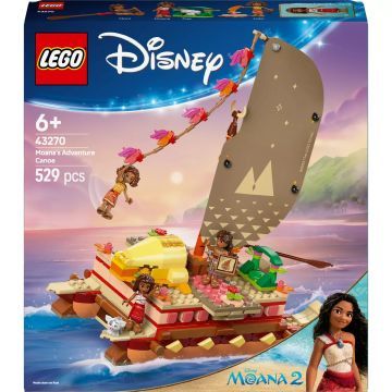 LEGO® Disney Princess Vaiana piedzīvojumiem bagātā kanoe laiva 43270 - .attēls
