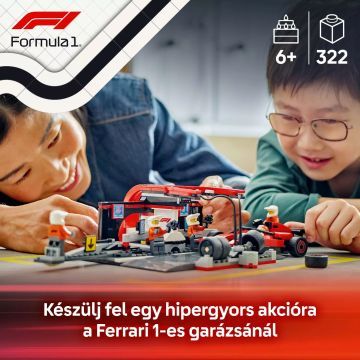 LEGO® City F1® boxová ulička a posádka, Ferrari auto 60443 - .obrázek